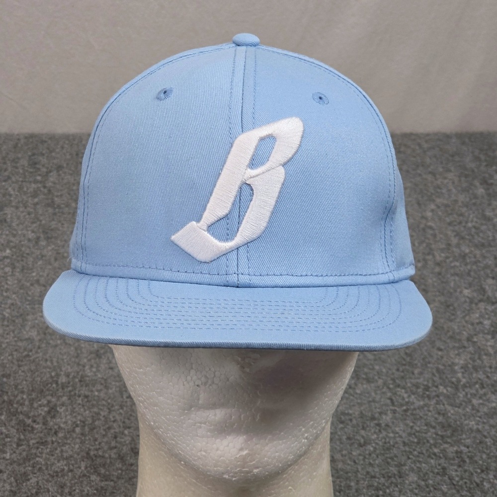 Billionaire Boys Club Snapback Hat Light Blue Embroidered B Logo Streetwear